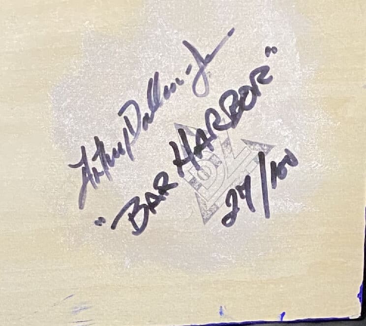 Handwritten autograph of Jack Harper dated 27/10.