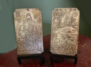 two silver pieces